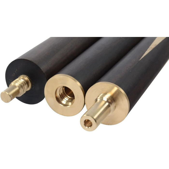 CUESOUL Snookerqueue: класичний кий для більярду, ручної роботи, 145 см, палісандр, 3/4-розбірний, з чохлом та подовжувачем CSSC006