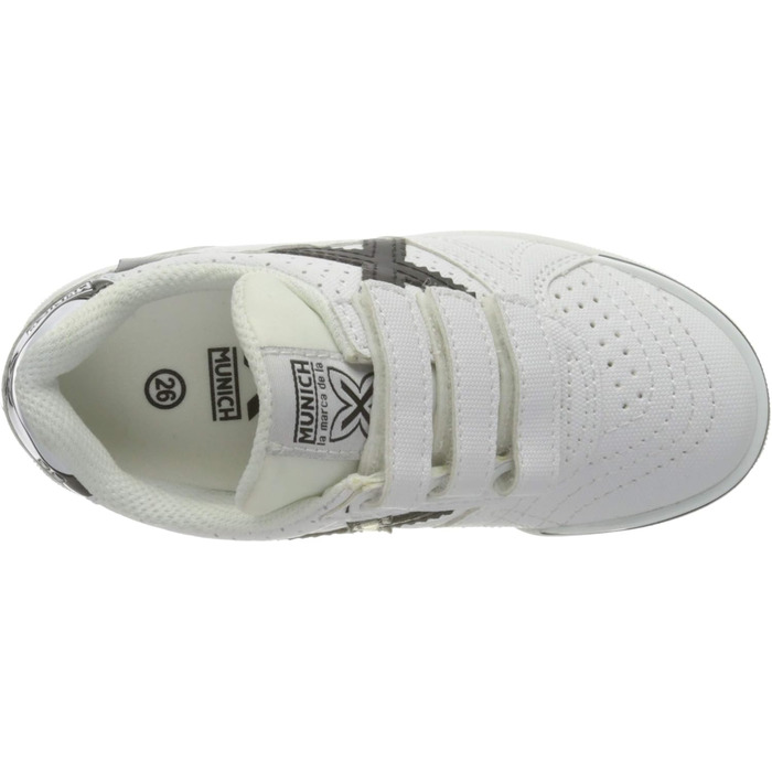 Дитячі фітнес-кеди Munich G-3 Kid VCO для хлопчиків та дівчаток (26 EU, білий/чорний)