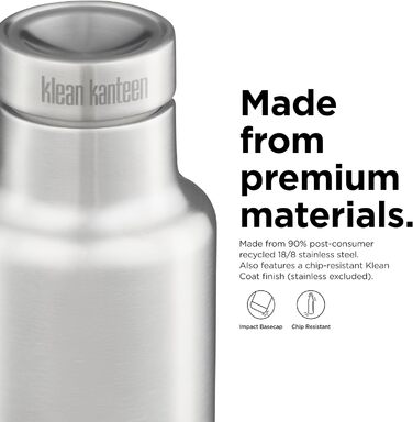 Пляшка для води Klean Kanteen Classic 739 мл нержавіюча сталь