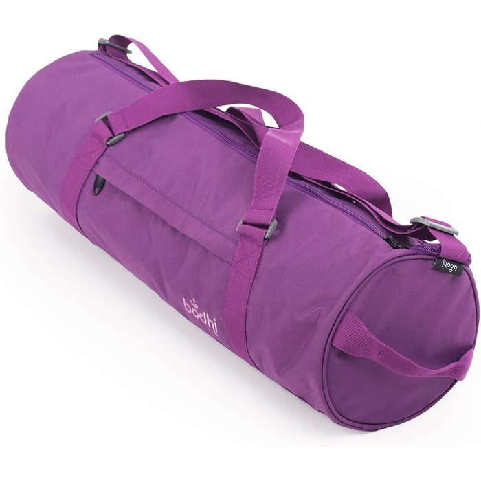 Сумка для йоги Bodhi ASANA City Bag, велика, містка, для килимка, з наплічним та ручним ременем, водостійка, колір баклажан