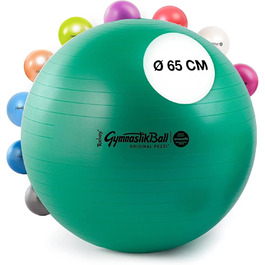Гімнастичний м'яч PEZZI MAXAFE 42-75 см, для фітнесу, офісу, реабілітації, терапії, антивибуховий