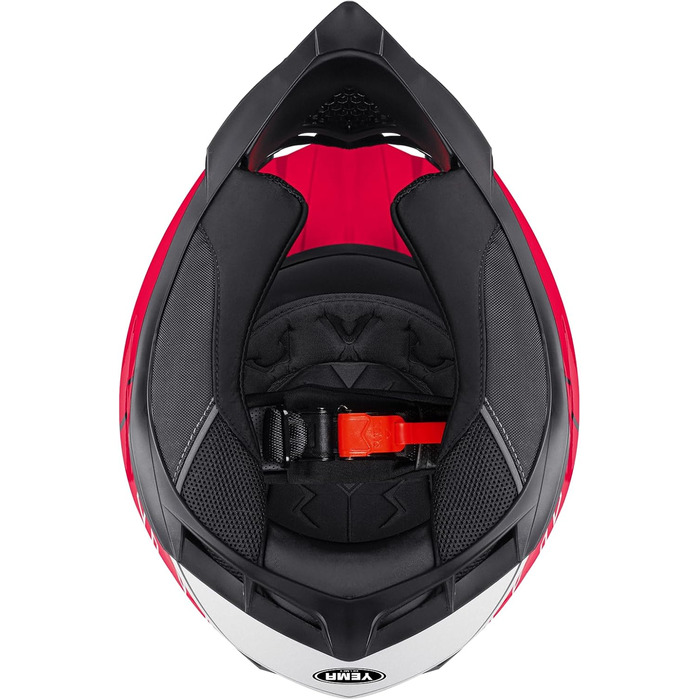 Мотошолом повнолицевий Yema YM-915 для даунхілу, ендуро, квадроциклів, MTB, BMX, сертифікат ECE, для дорослих, унісекс, розмір S, QR