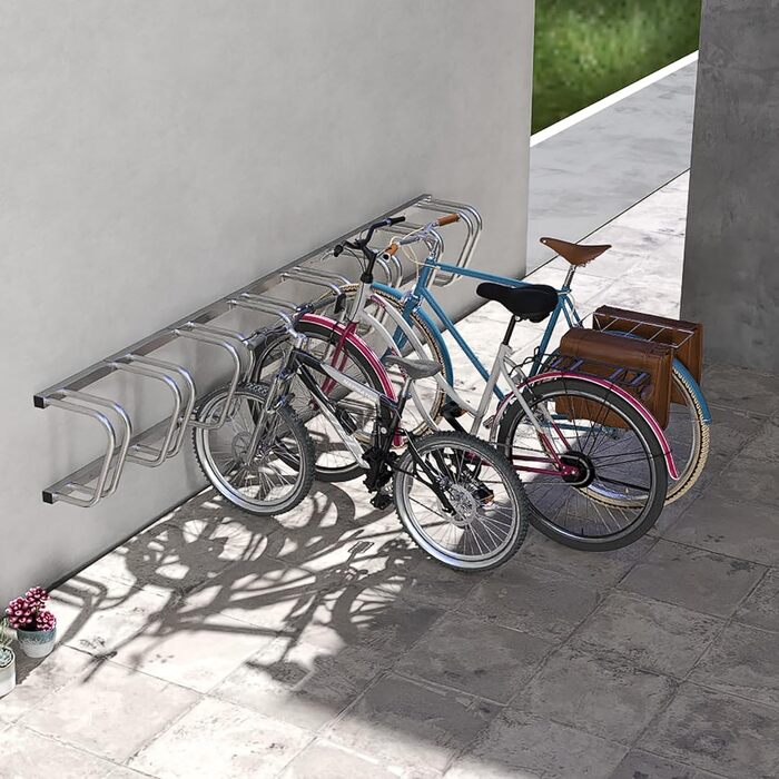 Підставка для велосипедів HENGMEI на 2 велосипеда, сталева, для шин 30-65 мм, монтаж на стіну/підлогу