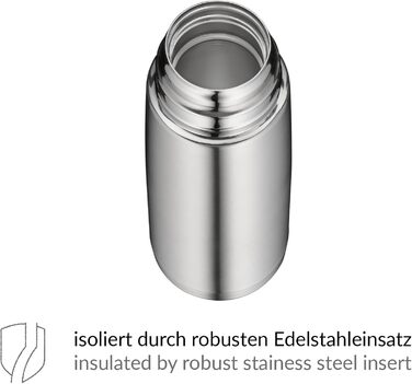 Термос alfi ISOTHERM PERFECT DV 750 мл з нержавіючої сталі з чашкою, герметичний, з гвинтовою кришкою, тримає тепло, без відбитків, довговічний, можна мити в посудомийці, без BPA