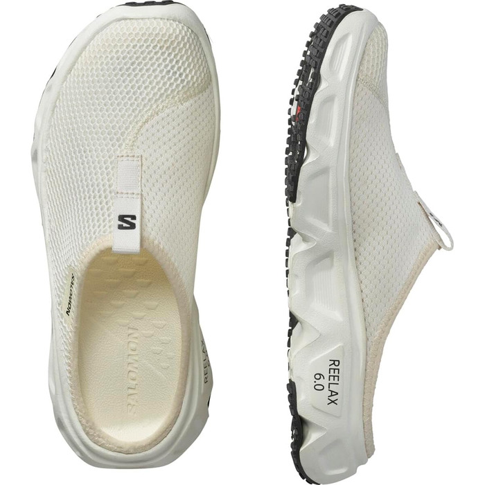 Жіночі шльпанці Salomon Reelax Slide 6.0 (42 EU, Vanilla Ice/Black)