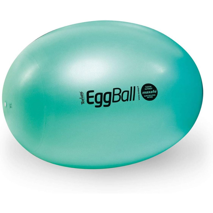 Гімнастичний м'яч PEZZI Eggball MAXAFE 45 см, зелений, сидячий м'яч для фітнесу