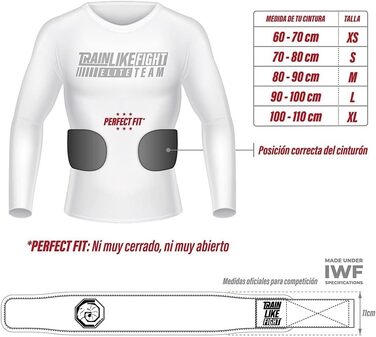 Пояс для важкої атлетики TRAINLIKEFIGHT Fireskull XS – підтримка попереку для функціональних тренувань, кросфіту, фітнесу та силових навантажень