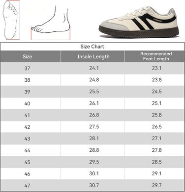 Кросівки HOBIBEAR ретро стиль унісекс бежево-чорні 39 EU. Зручне взуття для щоденного використання з анатомічною колодкою