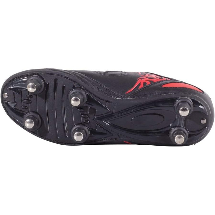 Футбольні бутси Optimum для чоловіків, Easy Fastening, 6 шипів, 39 EU, червоно-чорні
