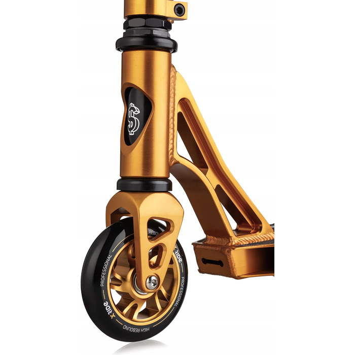 Професійний трюковий самокат Xride ST1000 Gold, золотий