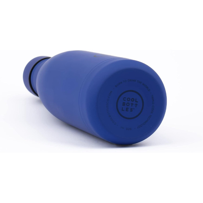 Термос-пляшка з нержавіючої сталі Cool Bottles Vivid Blue 750 мл, тримає холод 36 годин, тепло 18 годин, BPA-free
