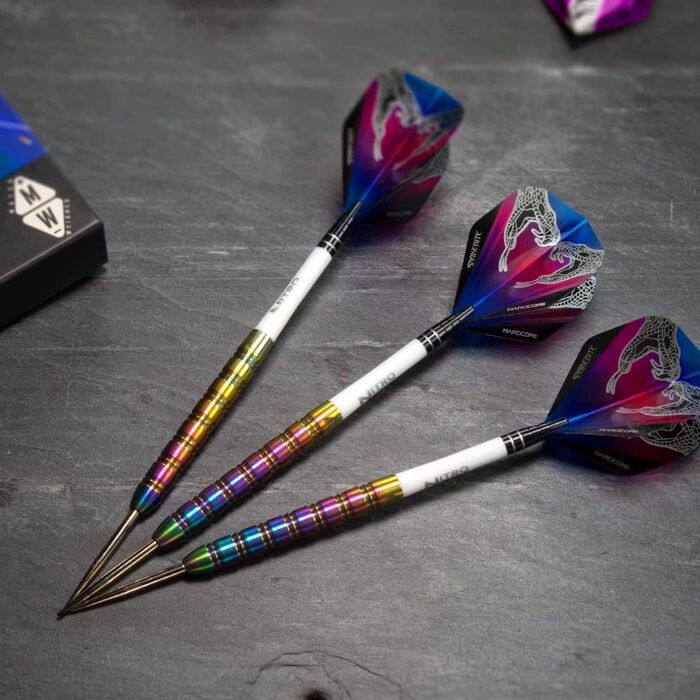 Професійний дротик Red Dragon Peter Wright Snakebite 1, вольфрамовий, 24 г, з крилами та стержнями
