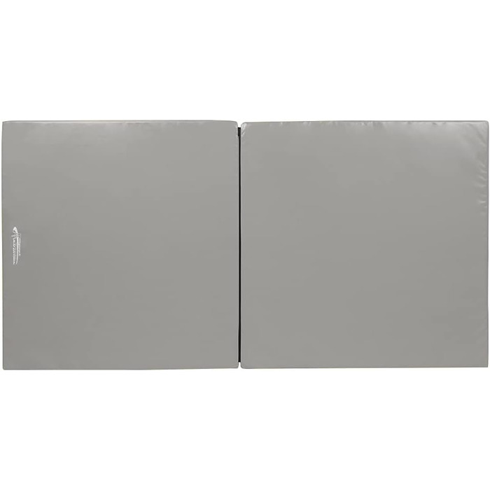 Складаний гімнастичний мат Grevinga® 200x100x8 см, сірий, м'який (RG 35)