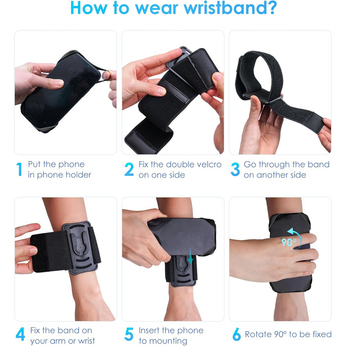 Спортивний браслет на руку Cikyner для смартфонів 4.5-7