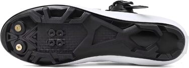 Велосипедні черевики Mountain для чоловіків та жінок, MTB, SPD, для гірського велосипеда з пряжкою, зелені (43 EU, C білий/червоний)