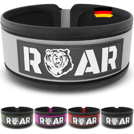 Пояс для важкої атлетики Roar® для чоловіків і жінок, пауерліфтинг, кросфіт, фітнес, шкіряний пояс для тренувань у залі