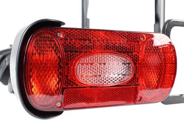 Велосипедний тримач Bullwing SR8 на 4 велосипеди для фаркопу авто, задній, відкидний, з замком та кріпленням до стіни