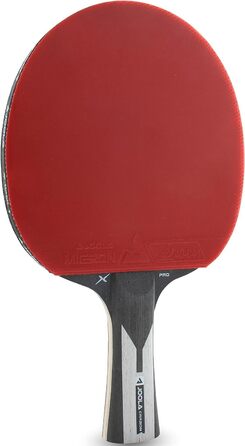 JOOLA Carbon X Pro тенісна ракетка 2 мм + чохол, чорний/сірий/червоний, для дорослих