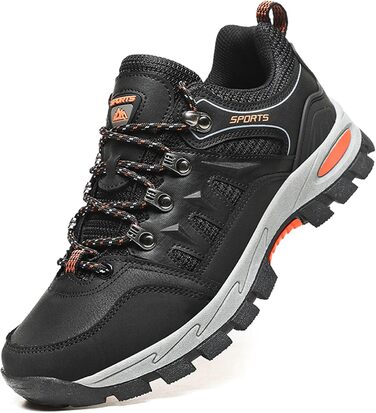 Черевики для трекінгу та хайкінгу, туристичні черевики, спортивні черевики для чоловіків та жінок (35.5 EU, чорний)