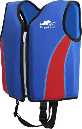 Дитячий плаваючий жилет Gogokids для плавання, 2-9 років (червоний, S (2-3 роки))