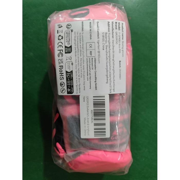 Дитячі боксерські рукавички GROOFOO для дітей 3-14 років, 4oz/6oz, для тренувань, спарингу, MMA, Муай Тай, кікбоксингу та бойових мистецтв (Рожеві)