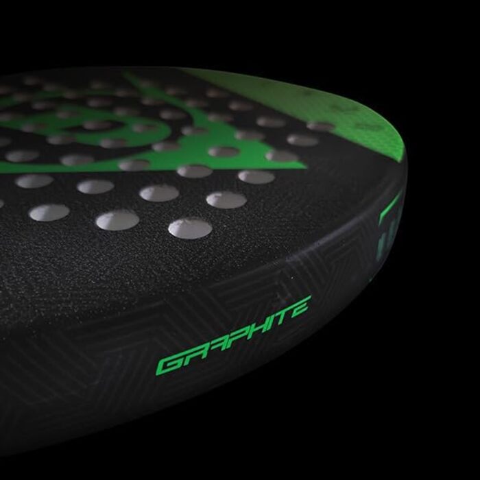 Падел ракетка DUNLOP Boost, універсальний розмір, чорна/зелена