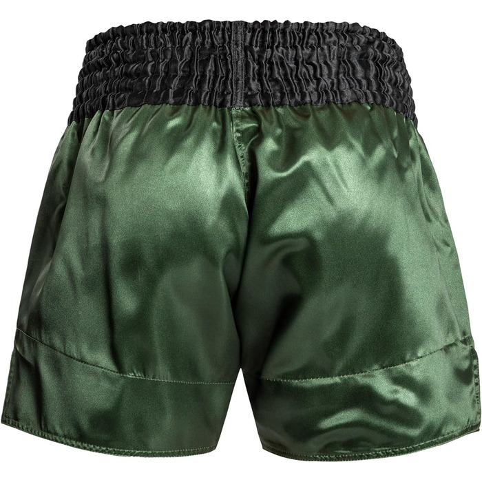 Шорти для тайського боксу Venum Classic Muay Thai (Зелений/Чорний/Золотий, M Slim)