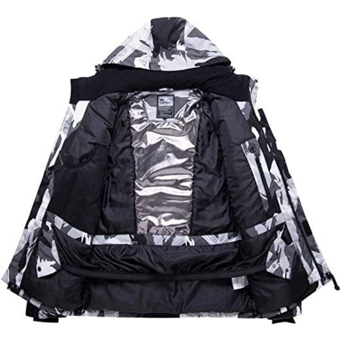 Комплект зимового костюма для чоловіків Hotian: куртка та штани для катання на лижах, сноуборді та прогулянок