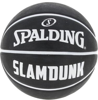 Баскетбольний м'яч Spalding Slam Dunk №7, чорний, для дорослих