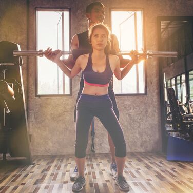 Гриф для штанги MAXSTRENGTH 1,2 м, 5,1 см, хромований, з пружинними замками, нековзна ручка, сталевий, для бодібілдингу, фітнесу, тренувань