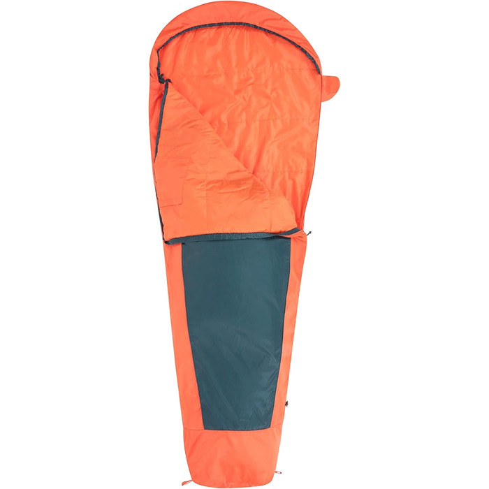 Сплячий мішок Mountain Warehouse Traveller 50 - 220 x 80 x 50 см - вітрозахисний, блакитно-зелений
