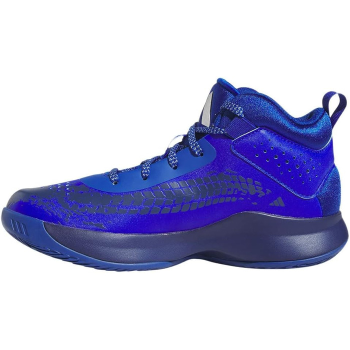 Кросівки баскетбольні adidas Cross Em Up 5 Wide для дітей та дорослих (38 EU, Team Royal Blue Silver Met Victory Blue)