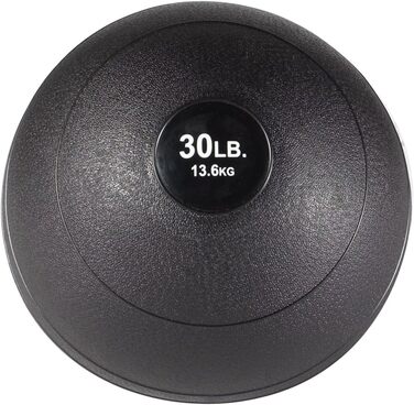 Слэмбол BODY-SOLID 13,6 кг (30 lbs) для фітнесу, кросфіту, гумовий м'яч для силових тренувань
