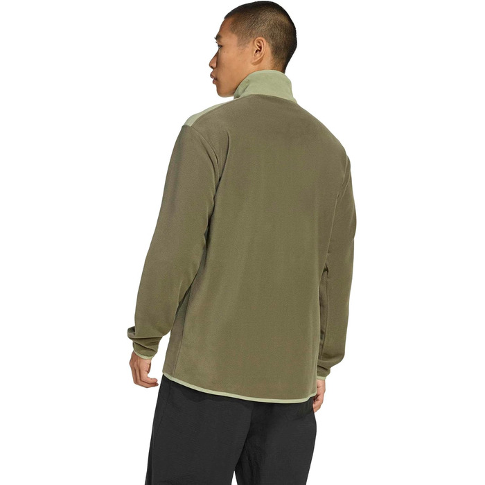 Чоловіча флісова куртка-світшот adidas Terrex Multi Fu Zip Fleece Jacket, Olive Strata/Tent Green, розмір L