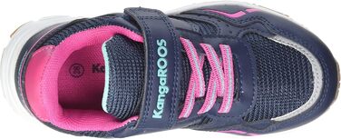 Дитячі спортивні черевики KangaROOS K-NI Lucky для залу, 37 EU, темно-синій/рожевий