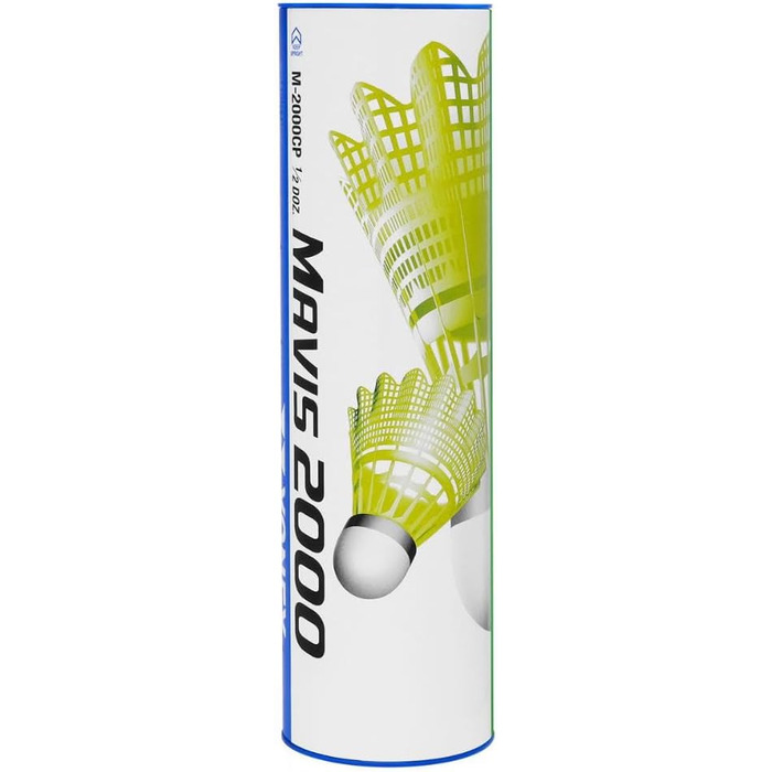 Бадмінтонні волани YONEX Mavis 2000 Nylon - жовті