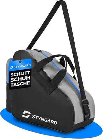 Сумка для ковзанів STYNGARD Montreal (чорно-синя) – універсальна для ковзанів та роликів, міцна та надійна