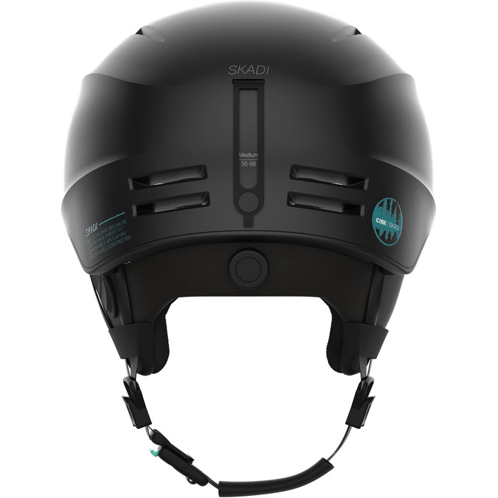 Гірськолижний шолом CRNK Skadi з Bluetooth, шумозаглушенням, чорний, M, для чоловіків і жінок