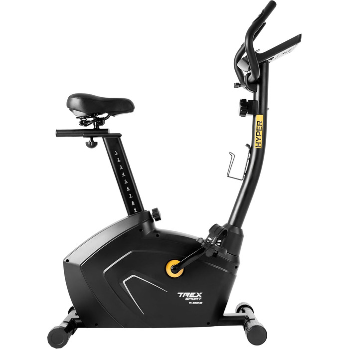 Велотренажер TREX SPORT TX-550MB HYPER, домашній, магнітний, 16 рівнів, пульсометр, 120 кг