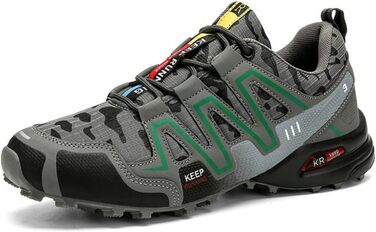 Ортопедичні трекінгові черевики для туризму Terragrip Speed 3 - унісекс, нескользячі, водонепроникні, армійного кольору (46 EU)