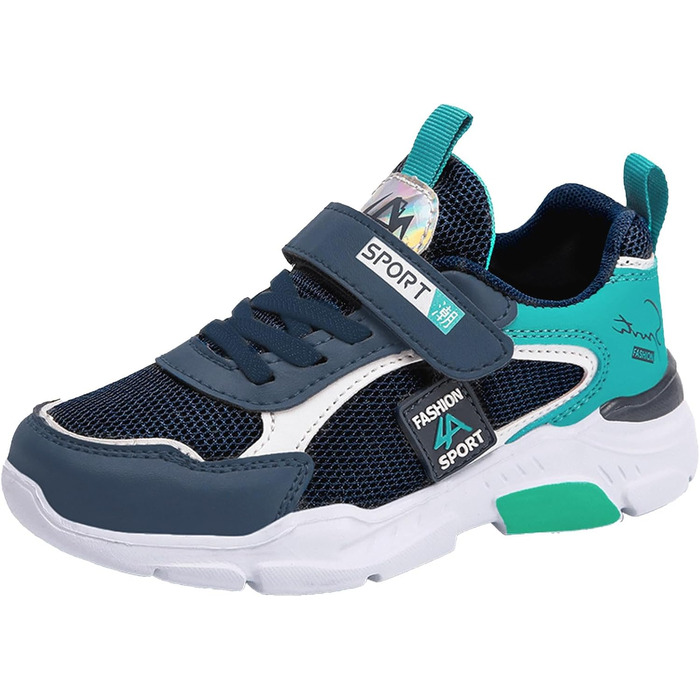 Дитячі халапи/спортивні кросівки для дому та вулиці: зручні, дихаючі, з антиковзанням, блакитні (35 EU)