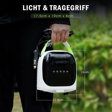 Електричний насос для SUP дошки, каяки та човни - 20 PSI, LCD дисплей, автоматичне вимкнення