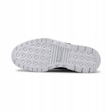 Жіночі білі кросівки на платформі Puma Mayze, шкіряні, р. 37