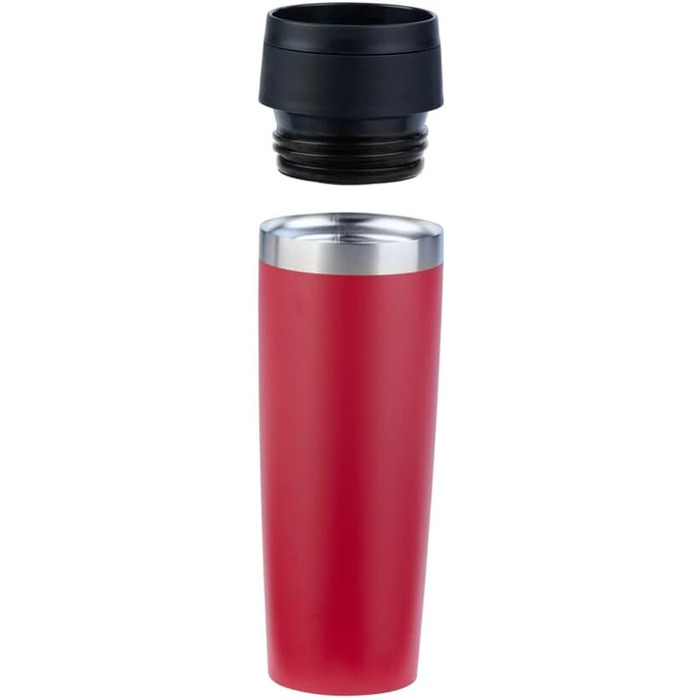 Термокухоль Emsa Classic N2023850 з кришкою 360°, 0.5 л, нержавіюча сталь, порошкове покриття, Petrol Blau