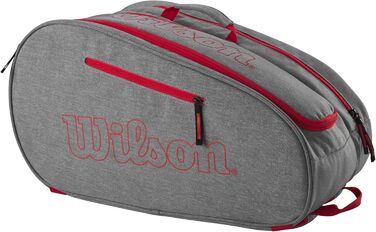 Сумка Wilson 56x29x31 см, сіро-червона, спортивна