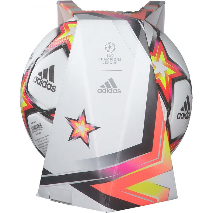 Футбольний м’яч adidas UCL Pro PS, унісекс, білий/червоний/чорний, розмір 5, офіційний матчевий