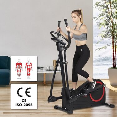 Еліптичний тренажер Care Fitness CE-685 з 24 програмами, моторизованим опором, LCD-дисплеєм і Bluetooth для Kinomap