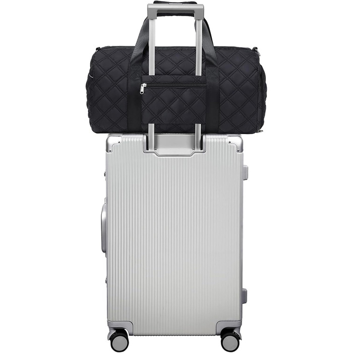 Спортивна сумка для підлітків, з відділеннями для взуття та мокрого одягу, для танців, плавання, подорожей та ночівель (Бежева)