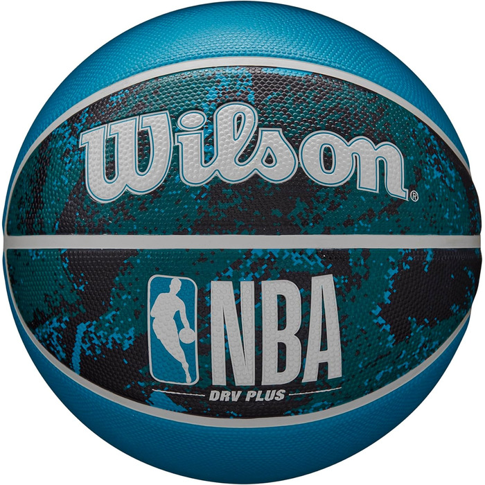 Баскетбольний м'яч Wilson №7, унісекс, чорний/синій