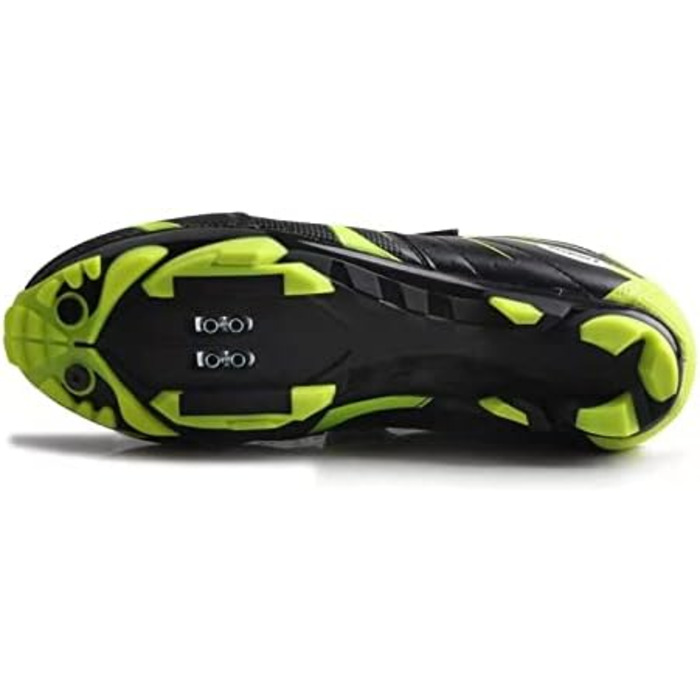 Кросівки для гірського велосипеда Msport для чоловіків та жінок, дихаючі, з неслизькою підошвою, сумісні з педалями SPD, зелені, 37 EU